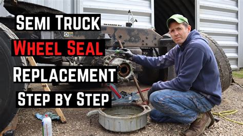 How To Change Semi Truck Wheel Seals Step by Step 